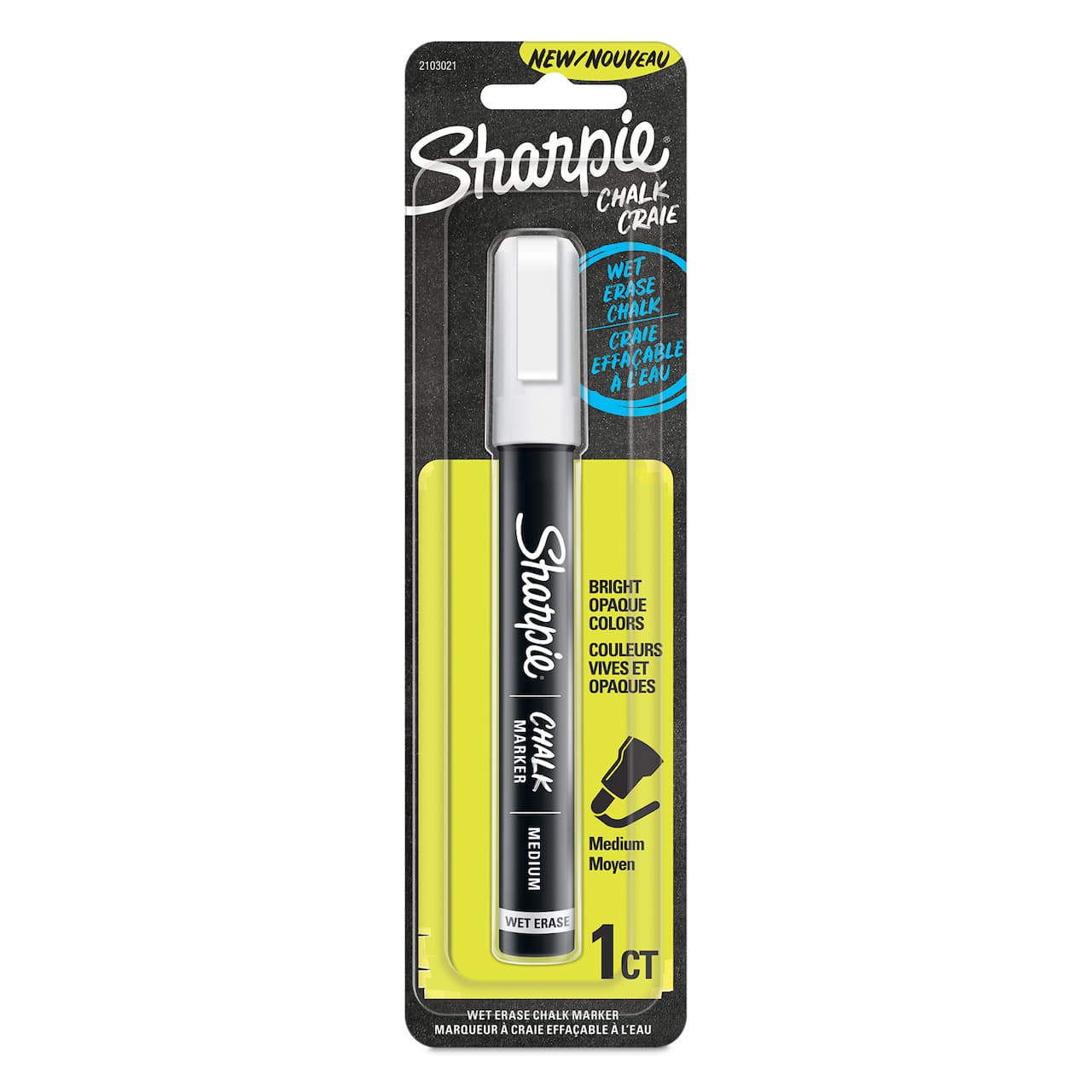 Sharpie&#xAE; White Medium Point Wet Erase Chalk Marker
